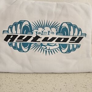 White Hoodie For Gym